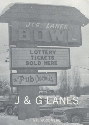 J&G Lanes (T.C. Recreation) - 1977 Tc High School Yearbook Ad (newer photo)